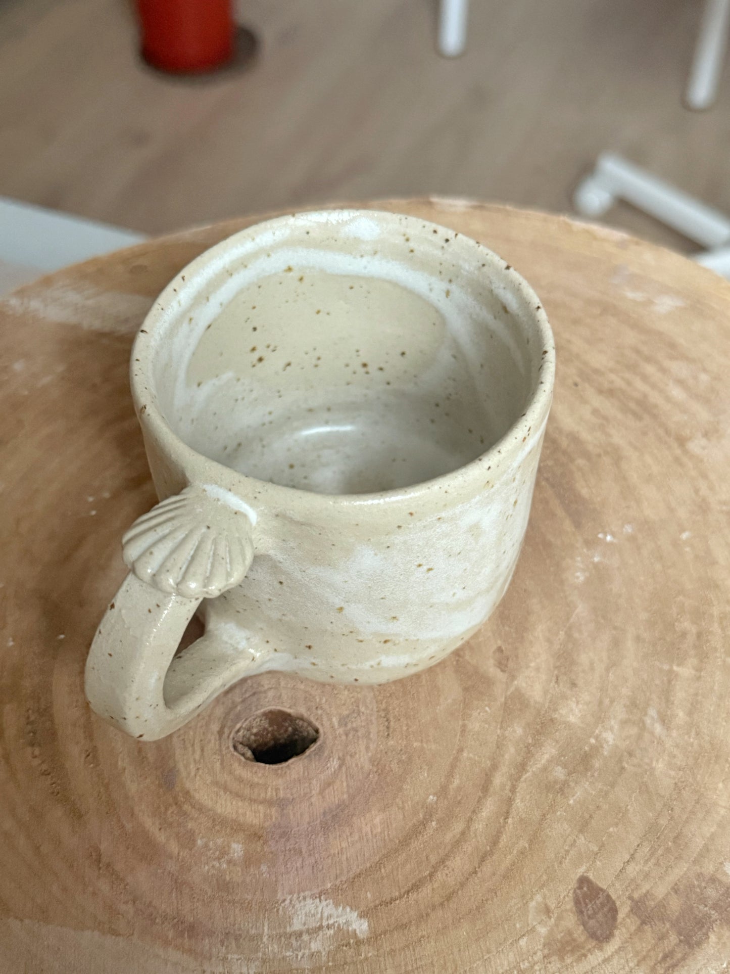 Tasse coquillage sable