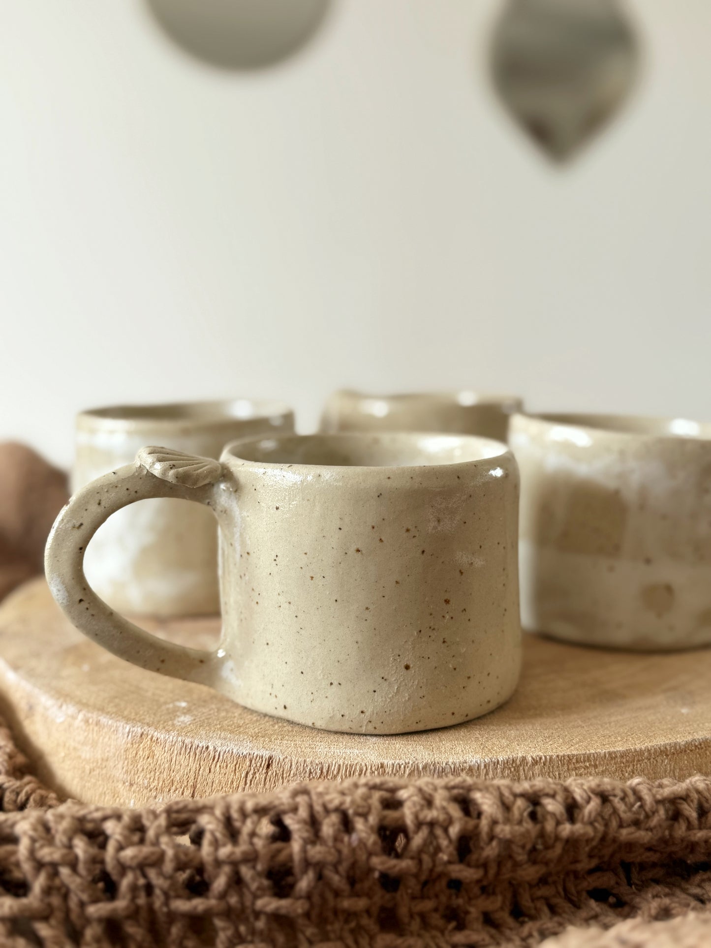 Tasse coquillage sable