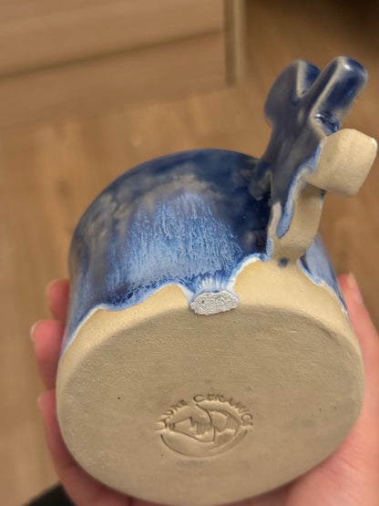 Mug de Noël bleu - Imparfait