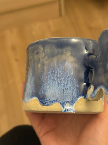 Mug de Noël bleu - Imparfait